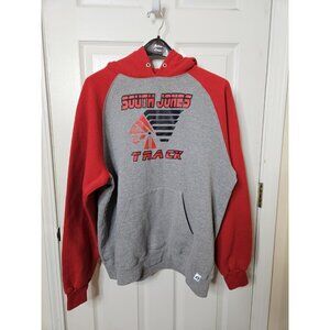 90s Vintage Russell Athletic Hoodie XL High School Athletics South  Jones Track